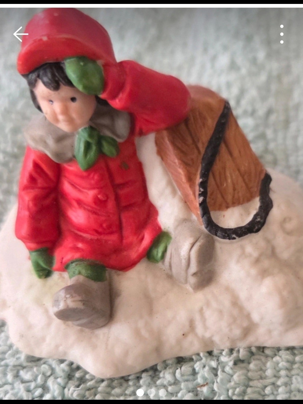 Mercuries Dickens Village porcelain Fallen In Snow